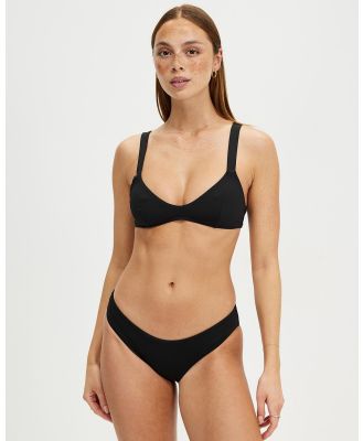 BONDI BORN - Fonda Bikini Top - Bikini Tops (Black) Fonda Bikini Top