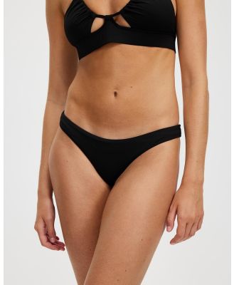 BONDI BORN - Ivy Bikini Bottom - Bikini Bottoms (Black) Ivy Bikini Bottom