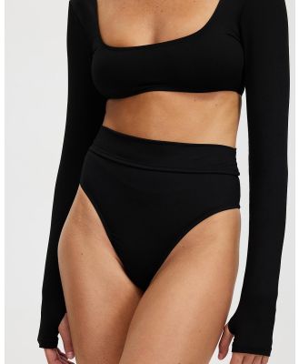 BONDI BORN - Joan Bikini Bottoms - Bikini Bottoms (Black) Joan Bikini Bottoms