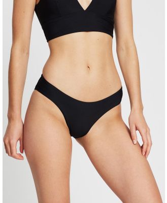 BONDI BORN - Nadia Midi Bikini Bottom - Bikini Bottoms (Black) Nadia Midi Bikini Bottom