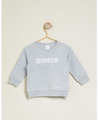 Bonds Baby - Tech Pullover   Babies - Sweats (New Grey Marle) Tech Pullover - Babies