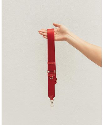 Bonnie and Kind - Luxe Strap   Red - Bags (Dove Grey) Luxe Strap - Red