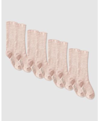 Boody - Boody 4 Pack Women's Chunky Bed Socks   2.0 Women - Socks & Tights (Pink) Boody 4-Pack Women's Chunky Bed Socks - 2.0 Women