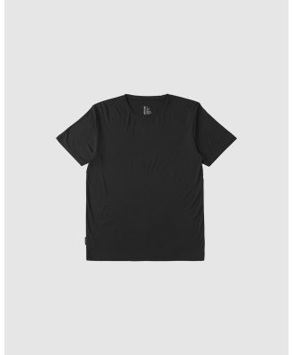 Boody - Boody Men's Crew Neck T Shirt Men - Short Sleeve T-Shirts (Black) Boody Men's Crew Neck T-Shirt Men