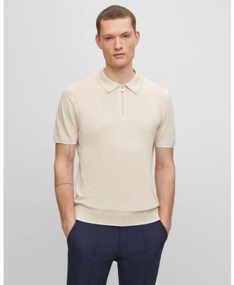 BOSS - Ganzo Polo - Shirts & Polos (Open White) Ganzo Polo