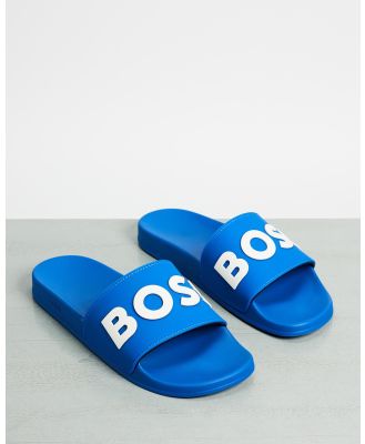 BOSS - Kirk Slides - Casual Shoes (Bright Blue) Kirk Slides