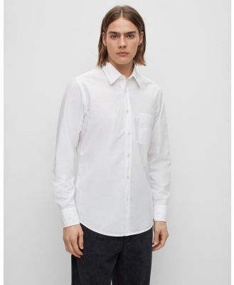 BOSS - Relegant Shirt - Shirts & Polos (White) Relegant Shirt