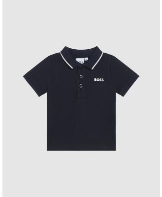 BOSS - SS Polo   Babies Kids - Shirts & Polos (Navy) SS Polo - Babies-Kids