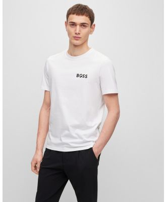 BOSS - Tiburt T Shirt - T-Shirts & Singlets (White) Tiburt T-Shirt