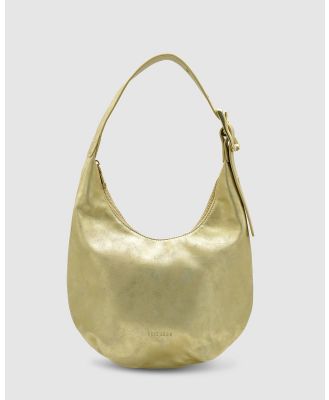 Brie Leon - Everyday Croissant Bag - Handbags (Gold Corn Leather) Everyday Croissant Bag