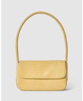 Brie Leon - Mini Camille Bag - Handbags (Buttermilk Brushed Recycled Croc) Mini Camille Bag