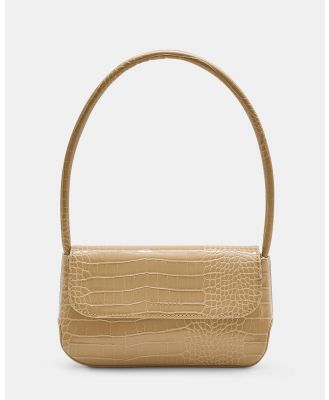 Brie Leon - Mini Camille Bag - Handbags (Dark Brick Baby Croc) Mini Camille Bag