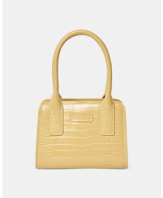 Brie Leon - Paloma Mini Tote Bag - Handbags (Buttermilk Brushed Recycled Croc) Paloma Mini Tote Bag