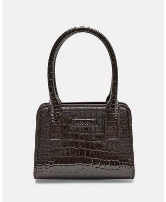 Brie Leon - Paloma Mini Tote Bag - Handbags (Espresso Wet Croc) Paloma Mini Tote Bag