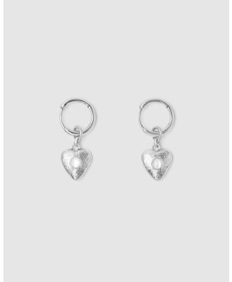 Brie Leon - Pearl Locket Earrings - Jewellery (Silver) Pearl Locket Earrings