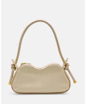 Brie Leon - Tie Knot Baguette Bag - Handbags (Cashew) Tie Knot Baguette Bag