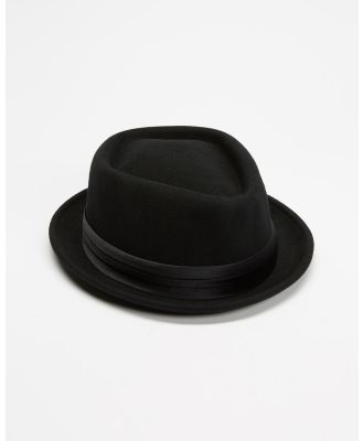 Brixton - Stout Pork Pie Hat - Hats (Black) Stout Pork Pie Hat