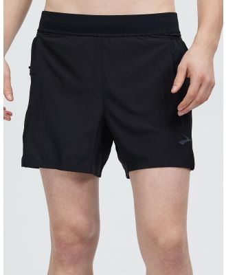 Brooks - Sherpa 5 Inch 2 In 1 Shorts - Shorts (Black) Sherpa 5-Inch 2-In-1 Shorts