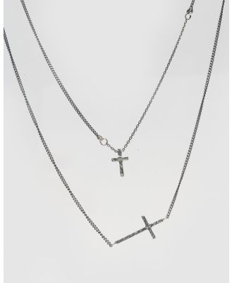 Buck Palmer - Cross Necklace - Jewellery (Oxidised) Cross Necklace