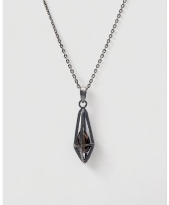 Buck Palmer - Crystal Prism Necklace - Jewellery (OXIDIZED) Crystal Prism Necklace
