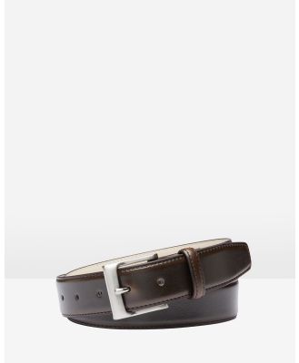 Buckle - Rogue Deluxe Leather Belt - Belts (Brown) Rogue Deluxe Leather Belt
