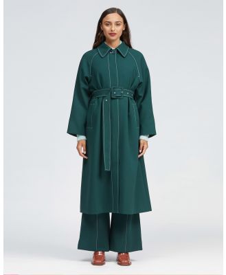 bul - Donegall Coat - Trench Coats (Dark Green) Donegall Coat