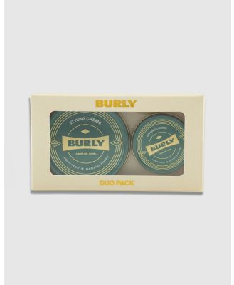 BURLY - DUO Pack   Styling Créme   Light Hold   Natural Finish   Australian Made - Hair (White) DUO Pack - Styling Créme - Light Hold - Natural Finish - Australian Made