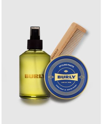 BURLY - Sea Salt Spray + Paste - Hair (Clear) Sea Salt Spray + Paste