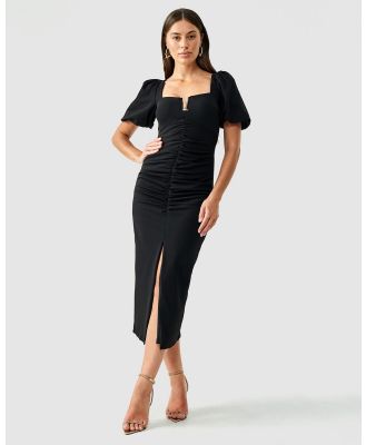 BWLDR - Divina Midi Dress - Dresses (Black) Divina Midi Dress