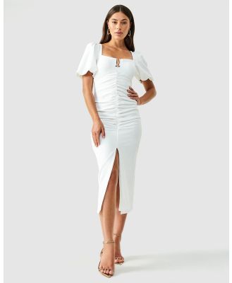 BWLDR - Divina Midi Dress - Dresses (White) Divina Midi Dress