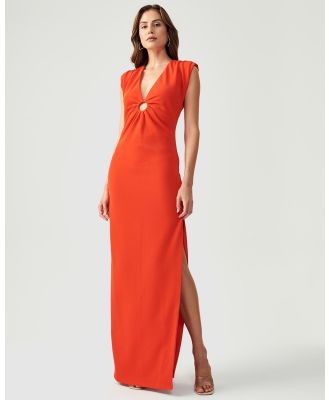 BWLDR - Kirsty Maxi Dress - Dresses (Coral) Kirsty Maxi Dress