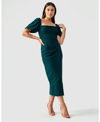 BWLDR - Revel Midi Dress - Dresses (Emerald) Revel Midi Dress