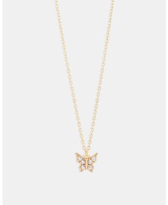 By Charlotte - 14k Gold Fly With Me Necklace - Jewellery (Gold) 14k Gold Fly With Me Necklace