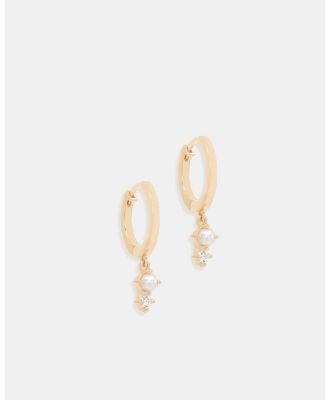By Charlotte - 14k Gold Light of the Moon Hoops - Jewellery (Gold) 14k Gold Light of the Moon Hoops