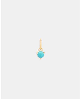 By Charlotte - Always In My Heart Birthstone Necklace Pendant   December   Turquoise - Jewellery (Gold) Always In My Heart Birthstone Necklace Pendant - December - Turquoise