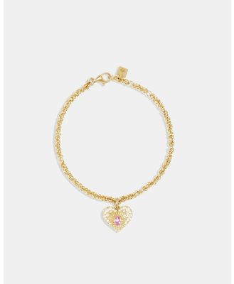 By Charlotte - Connect With Your Heart Bracelet - Jewellery (Gold) Connect With Your Heart Bracelet
