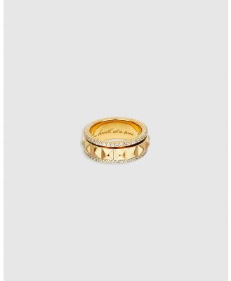 By Charlotte - Gold One Breath At A Time Ring - Jewellery (Gold) Gold One Breath At A Time Ring