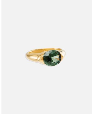 By Charlotte - Gold Sacred Jewel Ring   Forest - Jewellery (Gold) Gold Sacred Jewel Ring - Forest