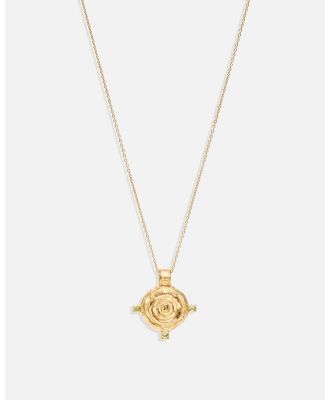 By Charlotte - Gold Shield Necklace - Jewellery (Gold) Gold Shield Necklace