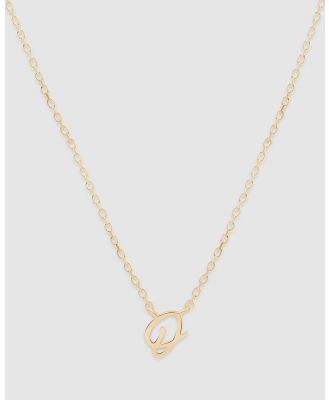 By Charlotte - Love Letter 'O' Necklace - Jewellery (Gold) Love Letter 'O' Necklace