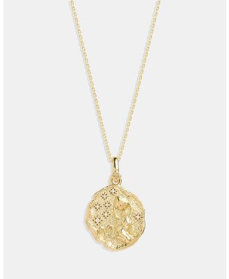By Charlotte - She Is Aries Zodiac Necklace - Jewellery (Gold) She Is Aries Zodiac Necklace