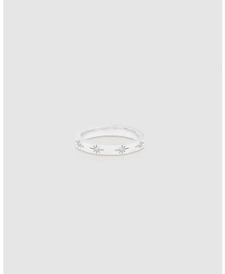 By Charlotte - Sterling Silver Stardust Ring - Jewellery (Silver) Sterling Silver Stardust Ring