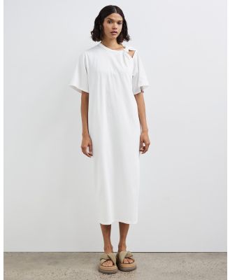 C&M CAMILLA AND MARC - Juno Knot Tee Dress - Dresses (Soft White) Juno Knot Tee Dress