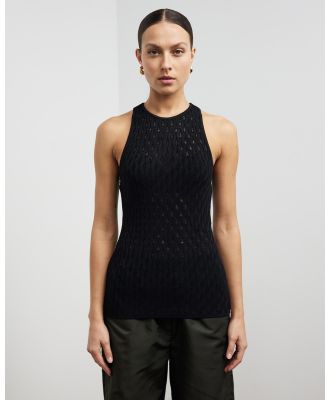C&M CAMILLA AND MARC - Odette Knit Tank - T-Shirts & Singlets (Black) Odette Knit Tank