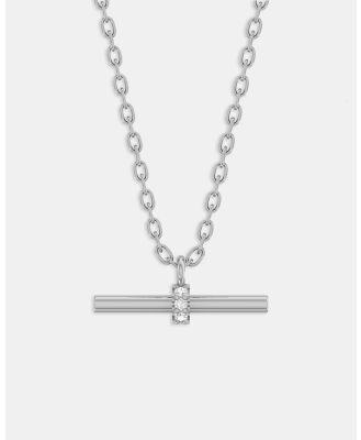 CA Jewellery - T Bar Necklace Silver - Jewellery (Silver) T Bar Necklace Silver