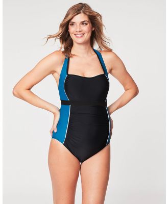 Cake Maternity - Creaming Soda One Piece Maternity Swimsuit (for D G Cups) - One-Piece / Swimsuit (Black) Creaming Soda One-Piece Maternity Swimsuit (for D-G Cups)