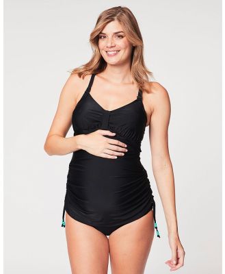 Cake Maternity - Shake Maternity Tankini Swimwear Set (for D G Cups) - One-Piece / Swimsuit (Black) Shake Maternity Tankini Swimwear Set (for D-G Cups)