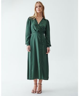 Calli - Axton Midi Dress - Dresses (Emerald) Axton Midi Dress