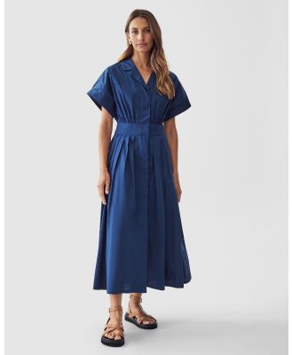 Calli - Kate Trench Dress - Dresses (Navy Blue) Kate Trench Dress