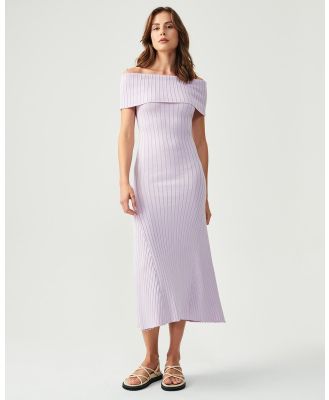 Calli - Leah Knit Dress - Dresses (Lilac) Leah Knit Dress